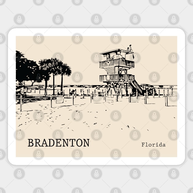 Bradenton Florida Magnet by Lakeric